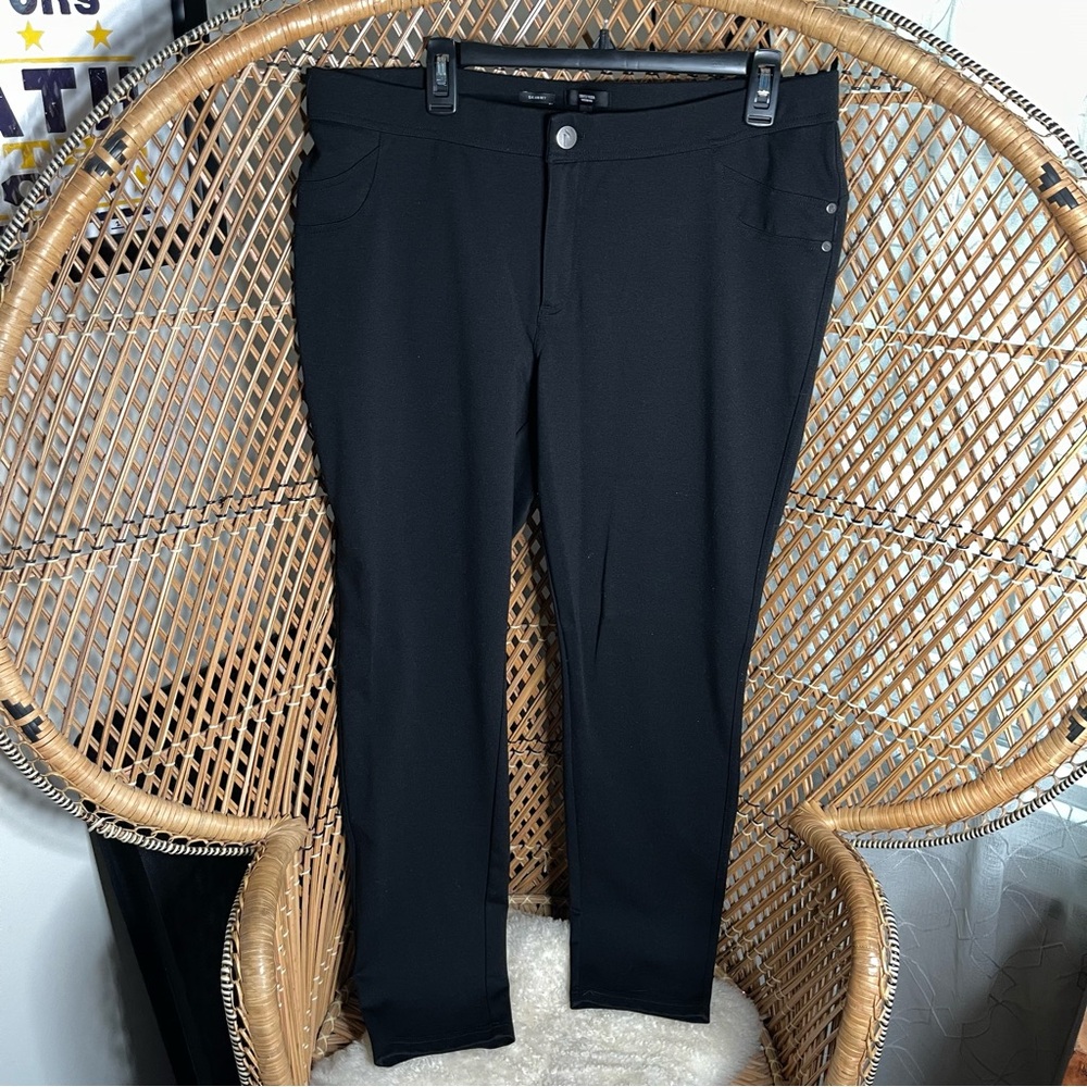 Simply Vera Wang Black Stretch Skinny Dress Pants